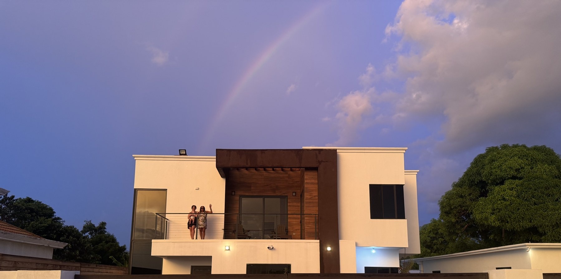 A view of Happy Life Villas in Jamaica
